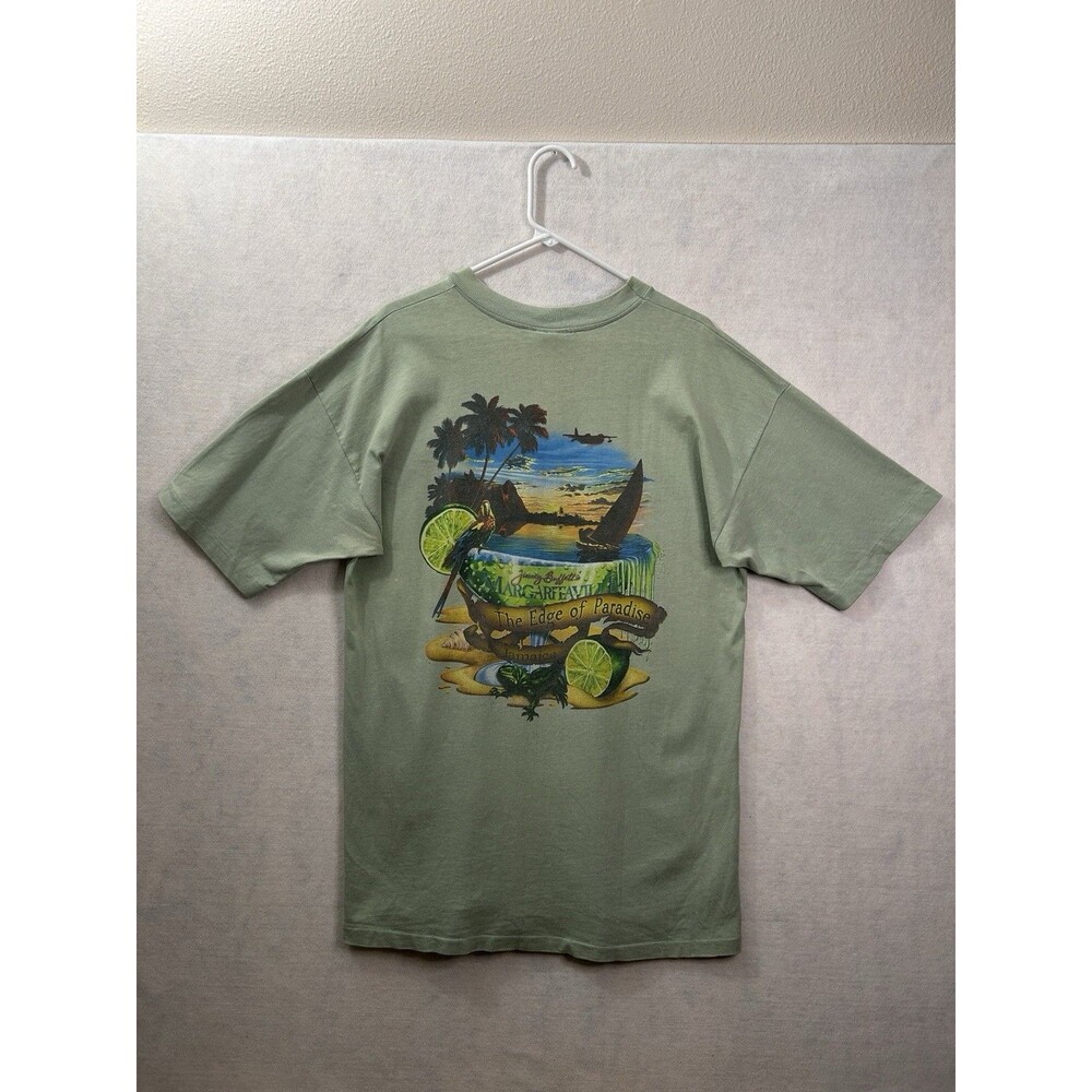Vintage 1999 Margaritaville Jamaica T Shirt XL Single Stitch Edge of Paradise